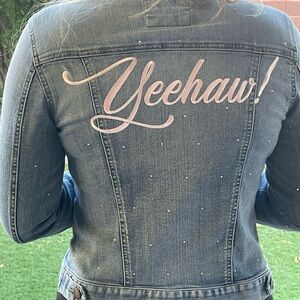 Loft customdesigned denim jacket